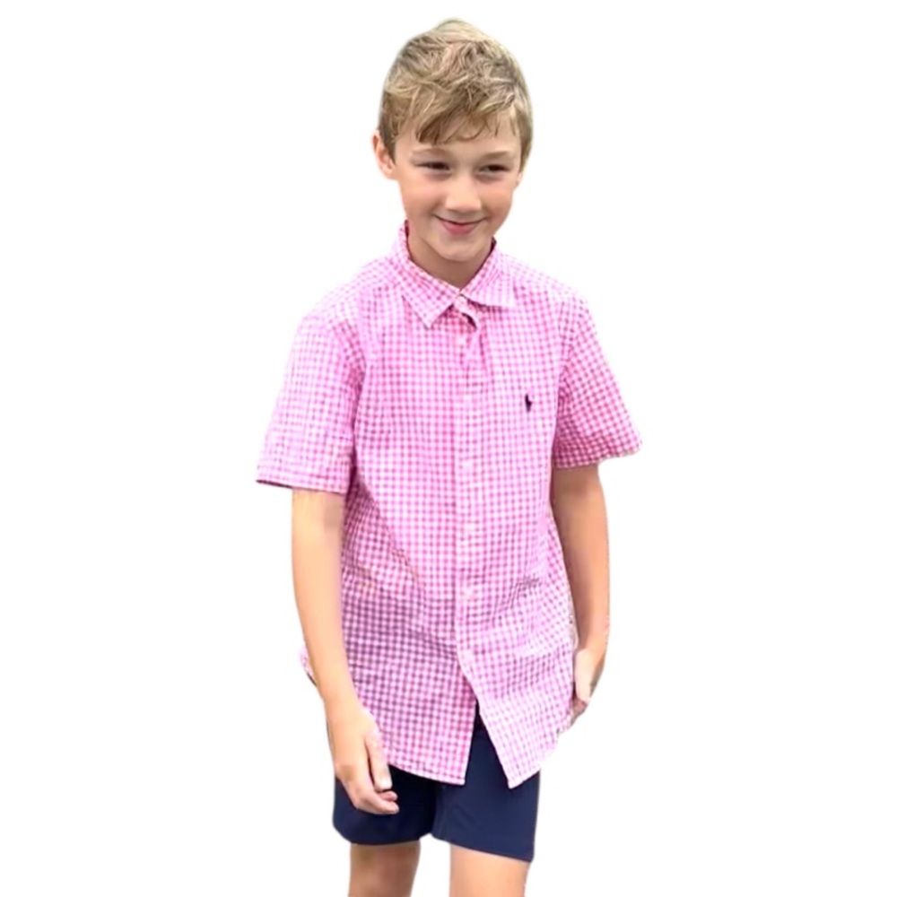 Ralph Lauren : Pink Checkered Shirt